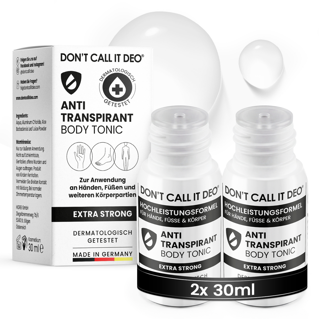 Vorteilsset: 2x DCID Antitranspirant Body Tonic
