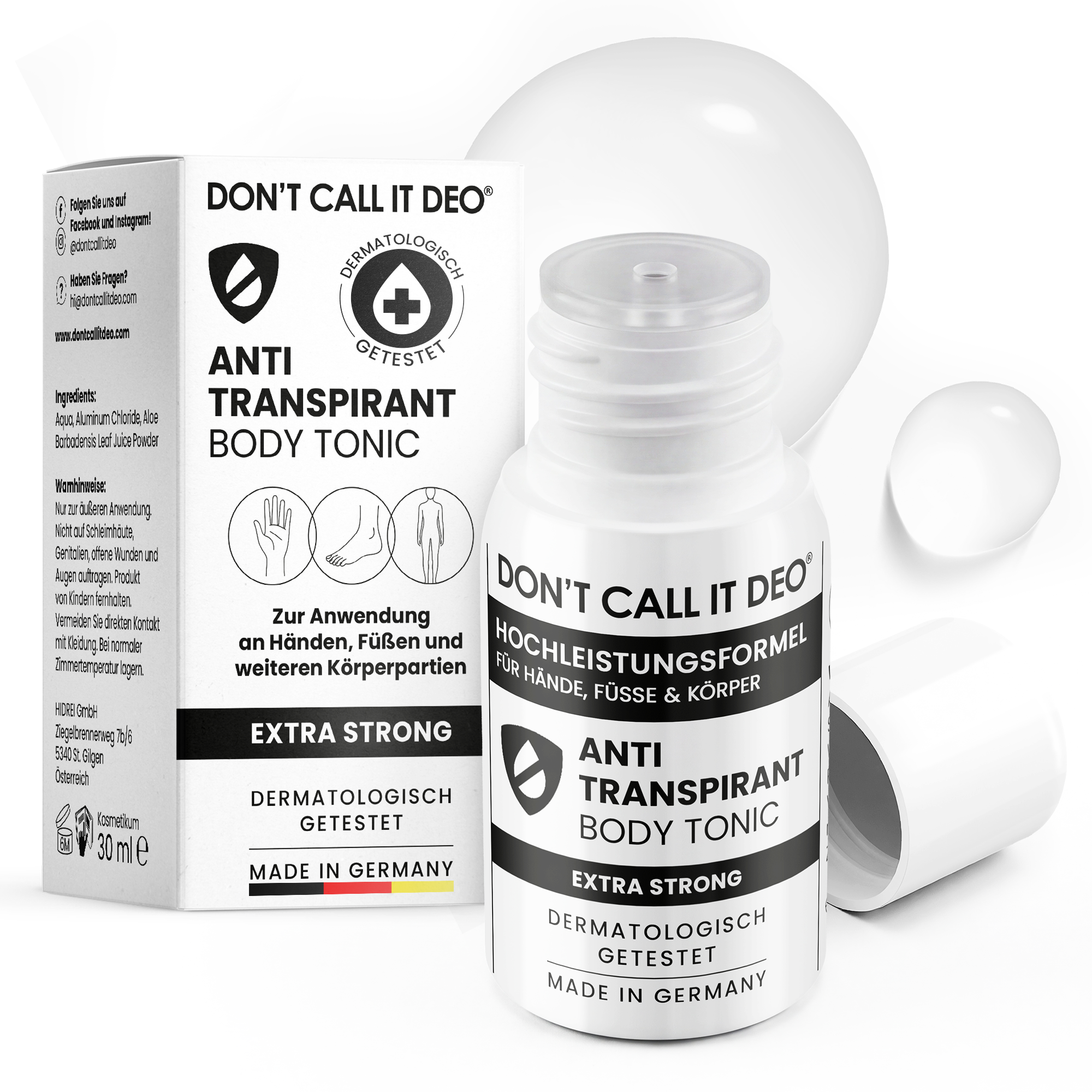 DCID Antitranspirant Body Tonic