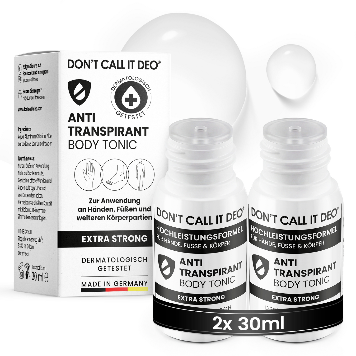 Vorteilsset: 2x DCID Antitranspirant Body Tonic