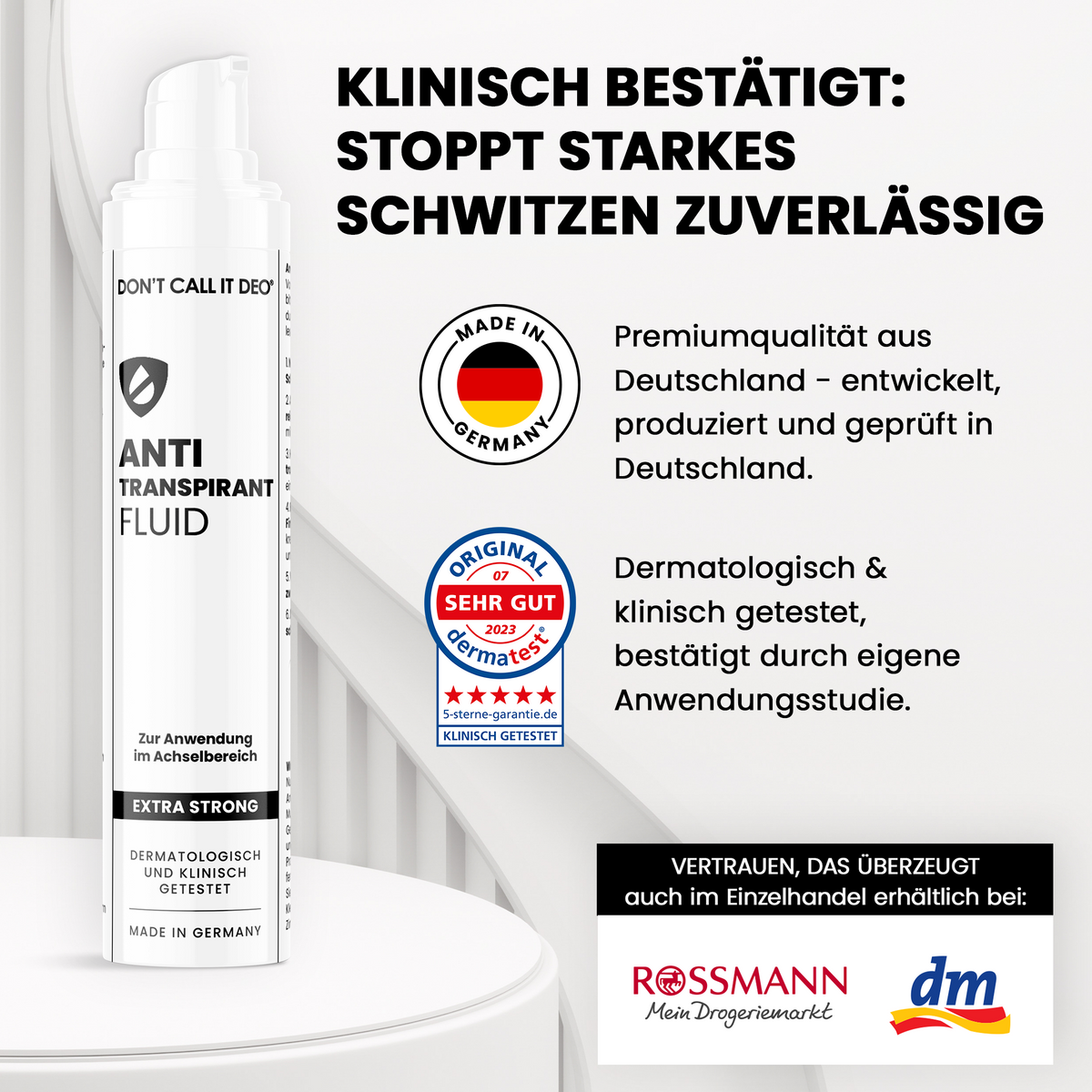 Vorteilsset: 3x DCID Antitranspirant Fluid – DON'T CALL IT DEO®